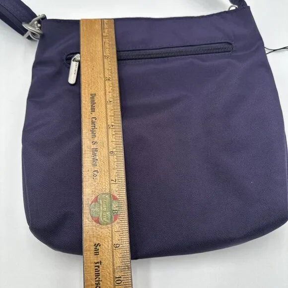 New Travelon Anti-Theft Classic Mini Shoulder Bag Eggplant Purple Travel bag - Picture 5 of 11
